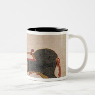 Caneca De Café Em Dois Tons Um mensageiro traz a notícia de Harold a William