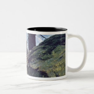Caneca De Café Em Dois Tons Um moinho de vento em Montmartre, 1840-45