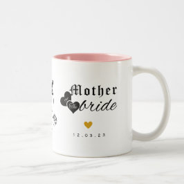 Caneca De Café Em Dois Tons Um momento orgulhoso da Mãe: Mãe da Noiva