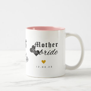 Caneca De Café Em Dois Tons Um momento orgulhoso da Mãe: Mãe da Noiva