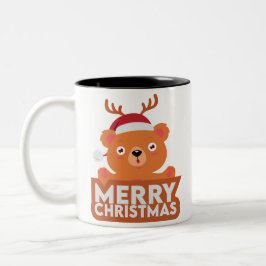 Caneca De Café Em Dois Tons Um Natal Muito Feliz