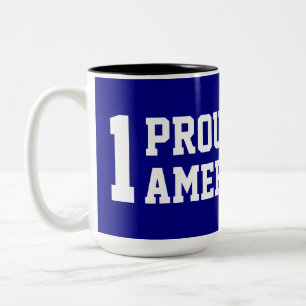 Caneca De Café Em Dois Tons UM Orgulhoso Americano