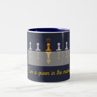 Caneca De Café Em Dois Tons Um ouro destinado a ser rainha