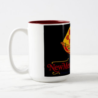 Caneca De Café Em Dois Tons Um Sabor do Novo México e Louisiana