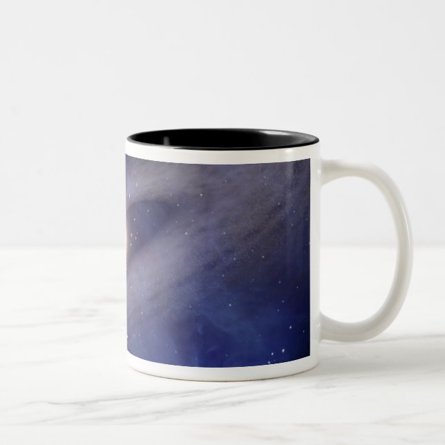 Caneca De Café Em Dois Tons Um sistema solar distante (Direita)