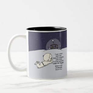 Caneca De Café Em Dois Tons Um tempo para cada propósito