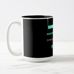 Caneca De Café Em Dois Tons Um Tipo Incrivelmente Incrível Extraordinariamente