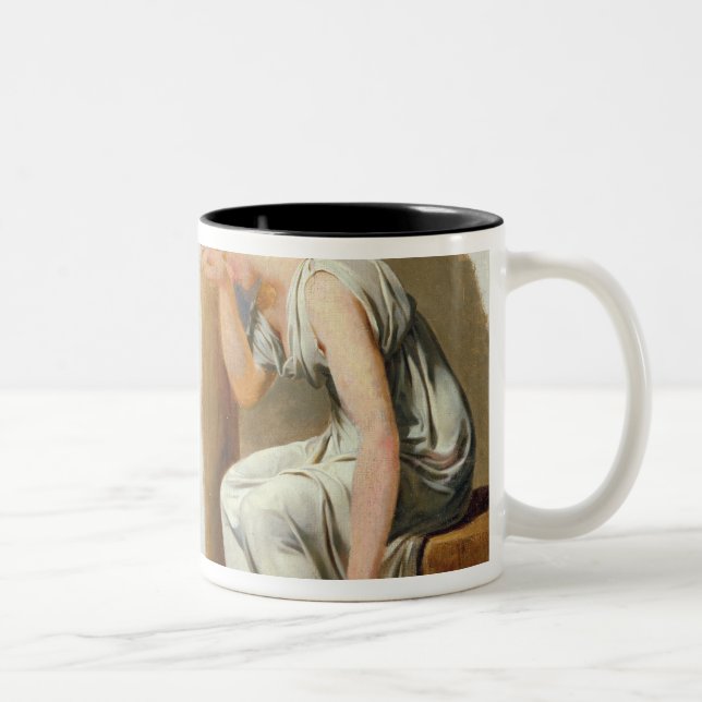 Caneca De Café Em Dois Tons Um toga e um Camilo verdes (Direita)