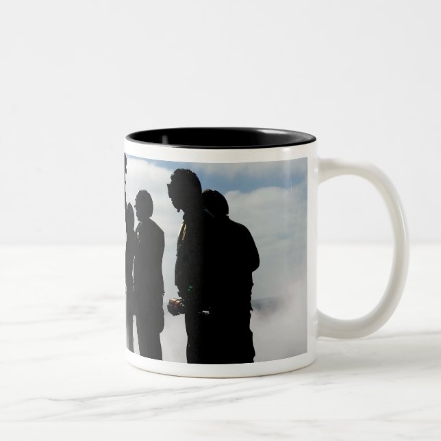 Caneca De Café Em Dois Tons Um tripulante de cabina (Direita)