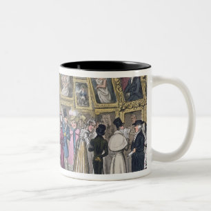 Caneca De Café Em Dois Tons Um xelim apresentado bem: Tom e Jerry no Exh