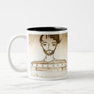 Caneca De Café Em Dois Tons uma cara sem propósito