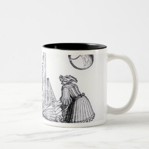 Caneca De Café Em Dois Tons Uma carruagem musical
