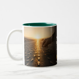 Caneca De Café Em Dois Tons Uma Citação de Livro se Torna um Destino