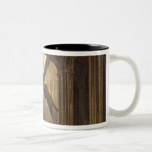 Caneca De Café Em Dois Tons Uma escadaria, castelo de Windsor, 'da residência