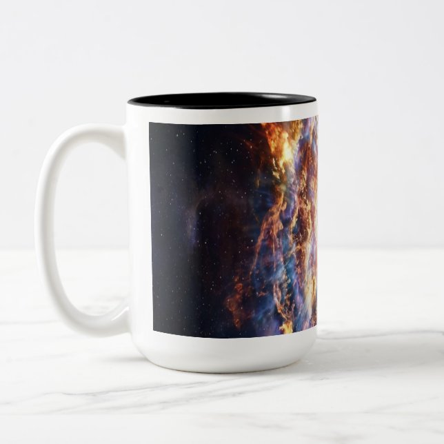 Caneca De Café Em Dois Tons Uma Estrela se Tornando Supernova (Esquerda)