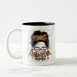 Caneca De Café Em Dois Tons Uma Feliz Mãe Engraçada Mensagem Chega outono Do Q