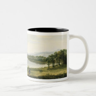Caneca De Café Em Dois Tons Uma ideia da batida Ninney e parte do Lough Erne