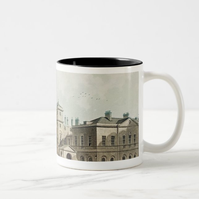 Caneca De Café Em Dois Tons Uma ideia das guardas de cavalo de Whitehall (Direita)