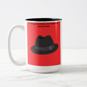 CANECA DE CAFÉ EM DOIS TONS UMA LEYENDA VIVE PARA SEMPRE