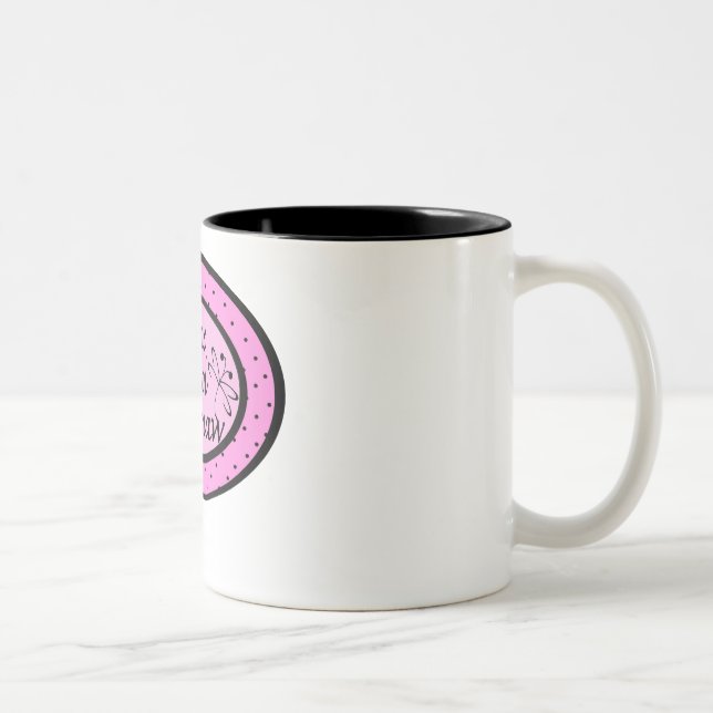 Caneca De Café Em Dois Tons Uma Mamãe Legal (Direita)