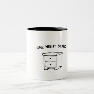 Caneca De Café Em Dois Tons Uma Noite De Pé