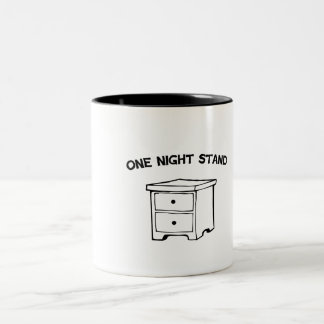 Caneca De Café Em Dois Tons Uma Noite De Pé