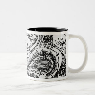 Caneca De Café Em Dois Tons Uma serpente de mar
