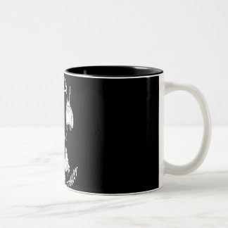 Caneca De Café Em Dois Tons Uma vez em cima de um Bloomer