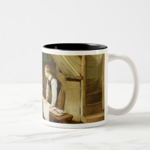 Caneca De Café Em Dois Tons Uma visita à loja doce