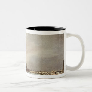 Caneca De Café Em Dois Tons Uma vista de Londres da Tamisa, 1809