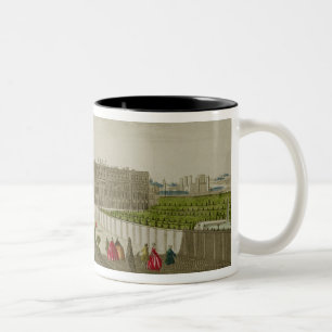 Caneca De Café Em Dois Tons Uma vista de Royal Palace do Hampton Court, publi
