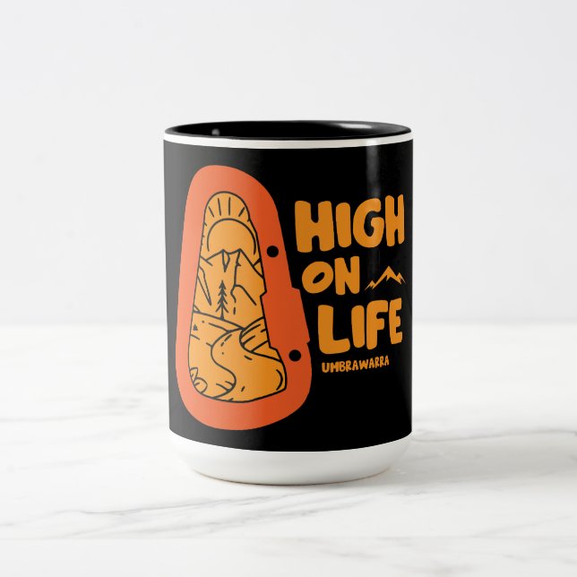 Caneca De Café Em Dois Tons Umbrawarra Alpinismo Austrália (Centro)