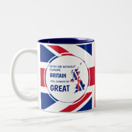 Caneca De Café Em Dois Tons UNIÃO DE BREXO JACK Patriótico Grã-Bretanha Sempre