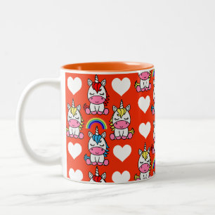 Caneca De Café Em Dois Tons Unicorn Pony Home Decor