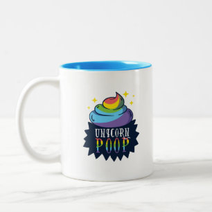 Caneca De Café Em Dois Tons Unicorn Poop