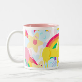 Caneca De Café Em Dois Tons Unicorn Wrap Mug
