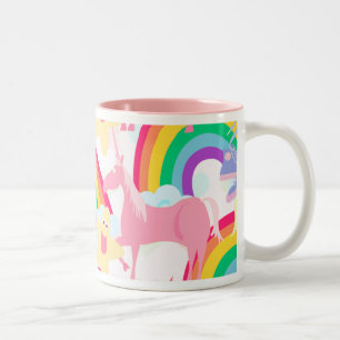 Caneca De Café Em Dois Tons Unicorn Wrap Mug