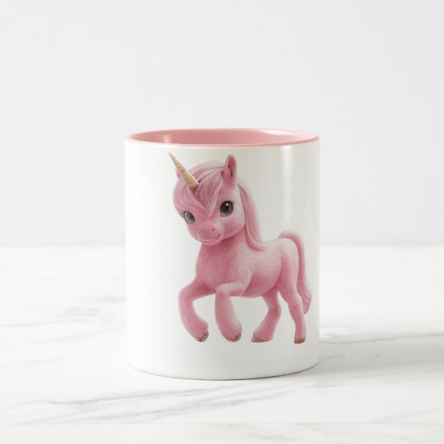 Caneca De Café Em Dois Tons Unicornio (Centro)