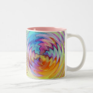 Caneca De Café Em Dois Tons Unificação de Canalização