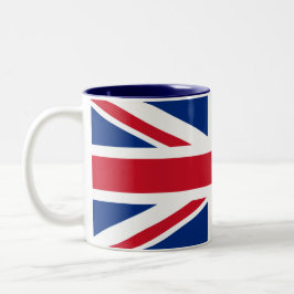 Caneca De Café Em Dois Tons Union Jack Reino Unido