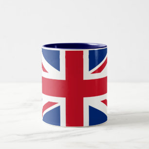 Caneca De Café Em Dois Tons Union Jack Reino Unido