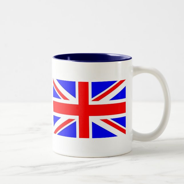 Caneca De Café Em Dois Tons UnionJacklargezazzle (Direita)