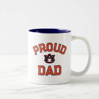 Caneca De Café Em Dois Tons Universidade de Auburn "Pai Orgulhoso"