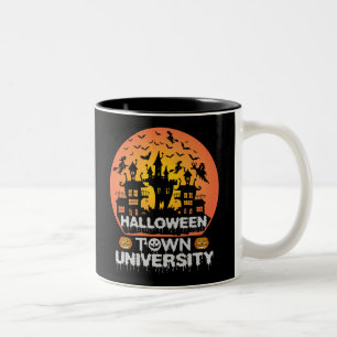 Caneca De Café Em Dois Tons Universidade de Halloween