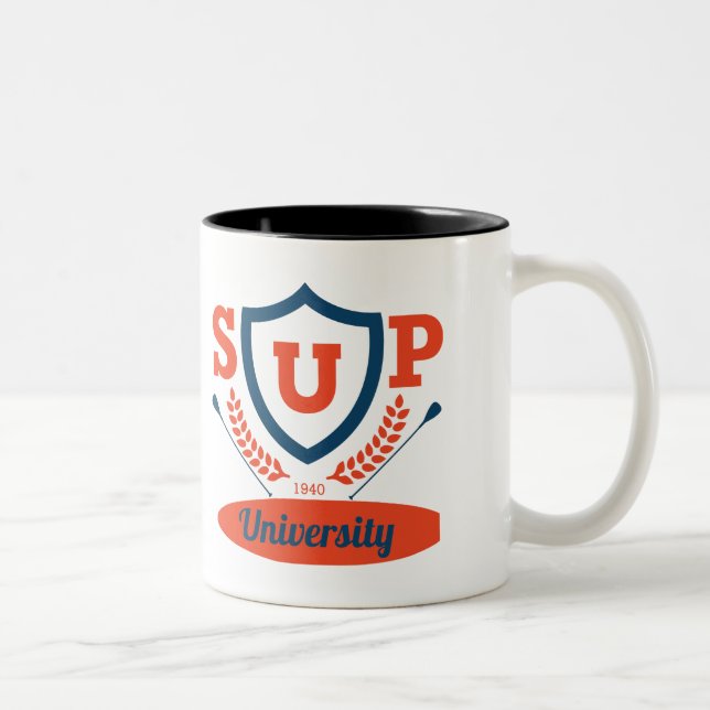 Caneca De Café Em Dois Tons Universidade SUP (Direita)