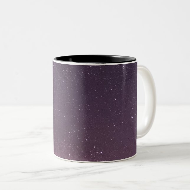 Caneca De Café Em Dois Tons Universo bonito (Frente Esquerda)