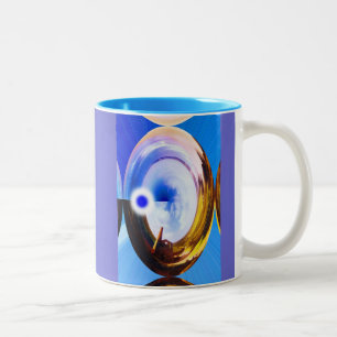 Caneca De Café Em Dois Tons Universo paralelo