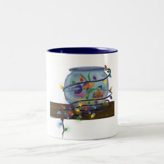 Caneca De Café Em Dois Tons "Uns Natais duvidosos