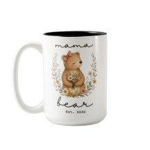 Ursa Mãe para o Dia das Mães Aniversário da Mamãe