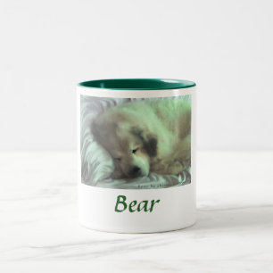Caneca De Café Em Dois Tons Urso